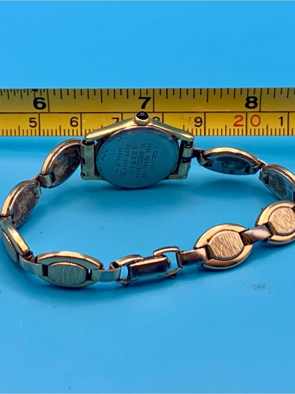 SEIKO 1400-0029 Women’s Vintage Wristwatch Speidel Bracelet Working New Battery